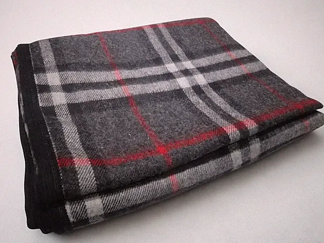 Maple. New Plaid Blanket Throw