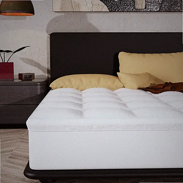Mattress Topper Queen Size, 3 Inch Extra Thick and Plush Pillow Top Mattress...