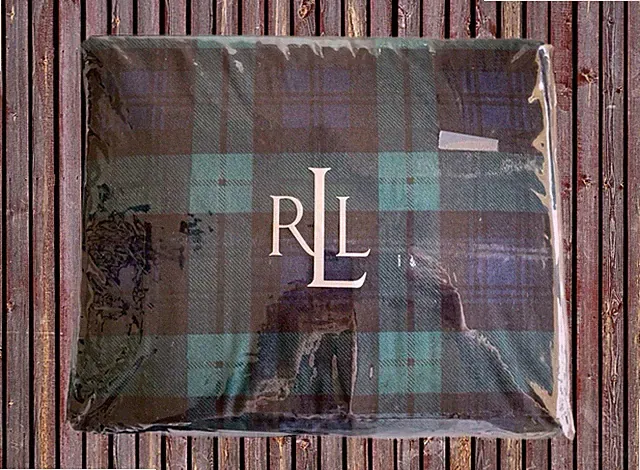 NWT Ralph Lauren University Black Watch Plaid Twin XL Sheet Set NO PILLOWCASE